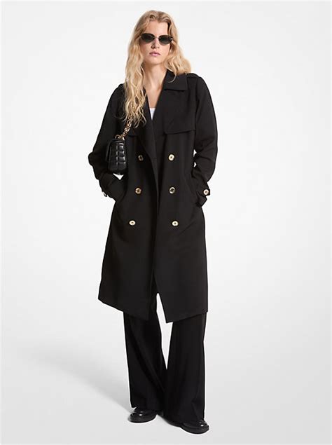 michael michael kors draped trench coat|Michael Kors winter coat women.